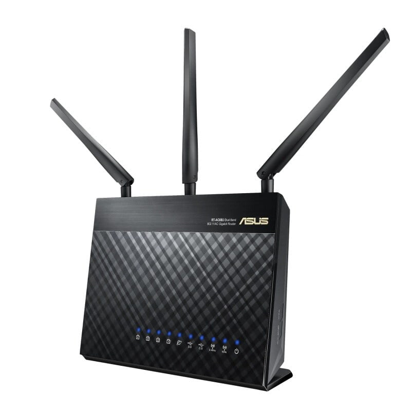 Dvoupásmový gigabitový Wi-Fi router Asus RT-AC68U 
