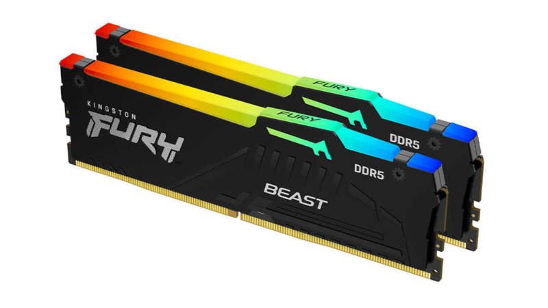 paměť Kingston FURY Beast DDR5 RGB