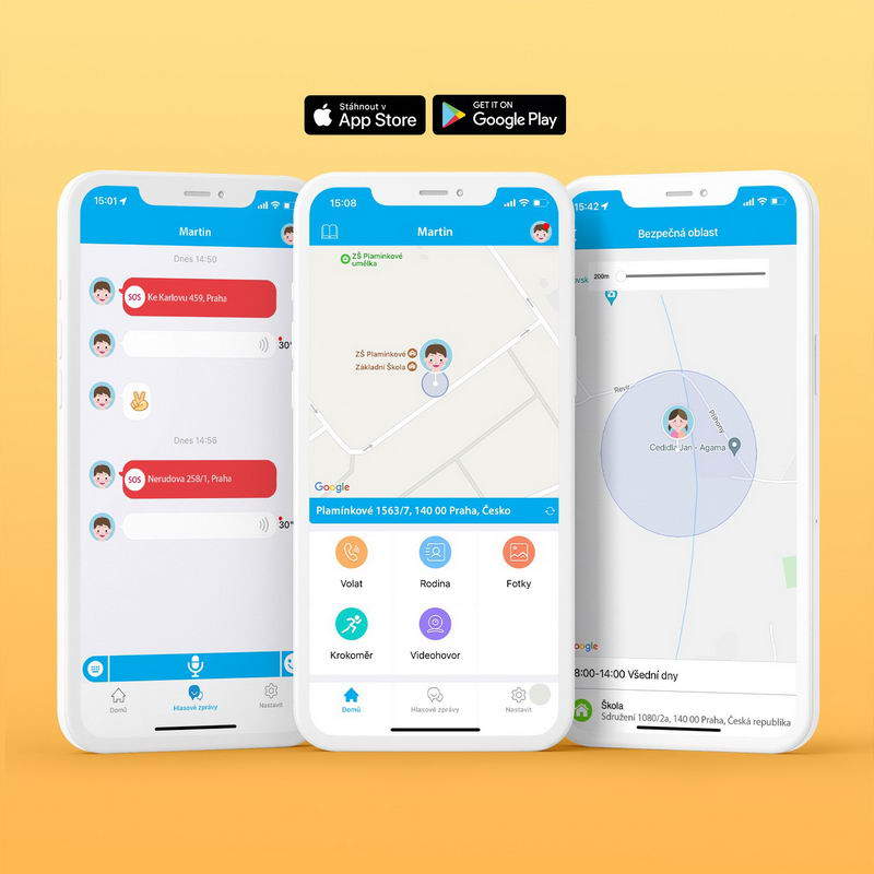 chytré hodinky smart watch Niceboy Watch KIDS PATROL