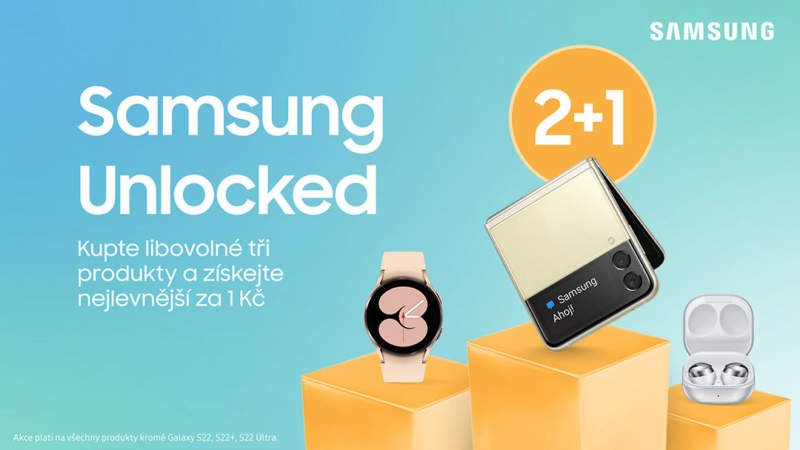akce Samsung Unlocked - nejlevnější za korunu